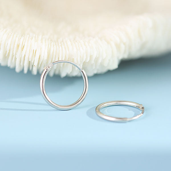 Elina Sterling Sliver Mini Hoop Earrings