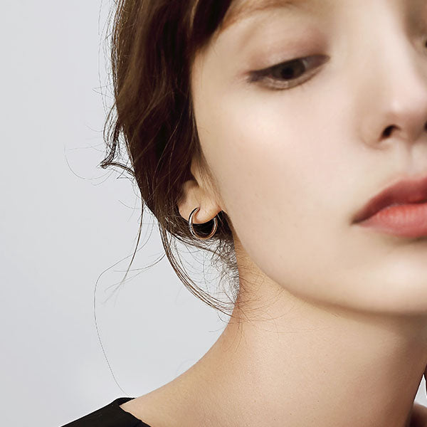 Elina Sterling Sliver Mini Hoop Earrings