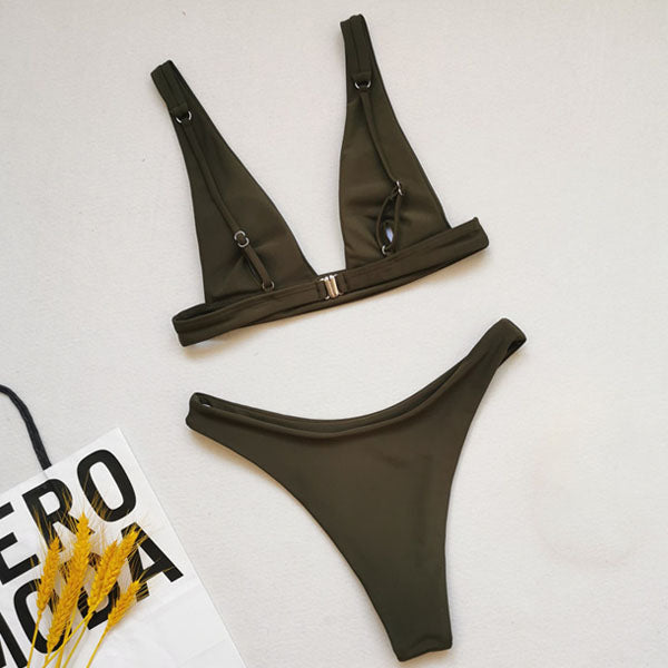 Mischel Triangle Bikini Set