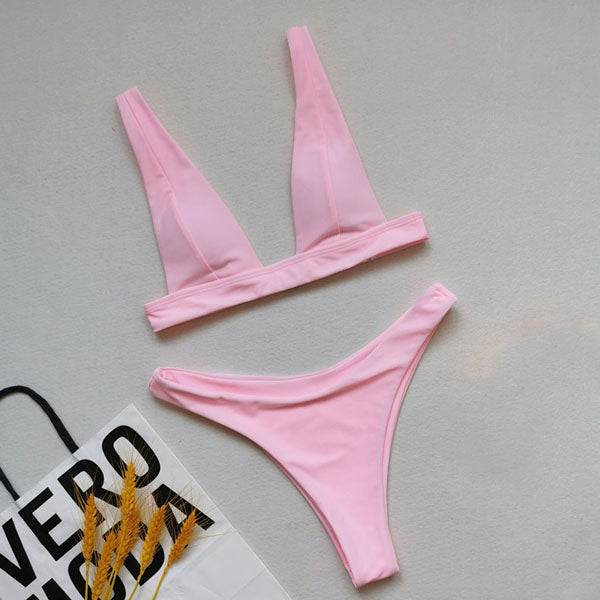 Mischel Triangle Bikini Set