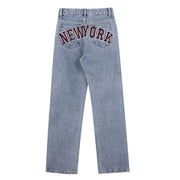 Emilia "NEW YORK" High Rise Straight Denim Jeans