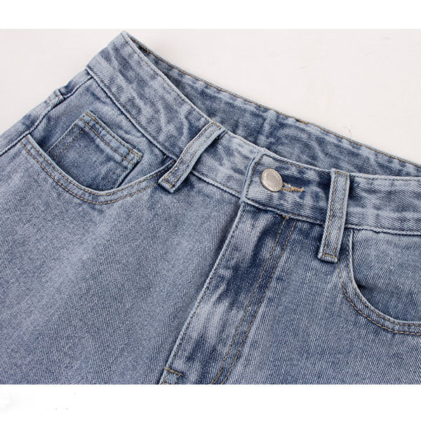 Emilia "NEW YORK" High Rise Straight Denim Jeans