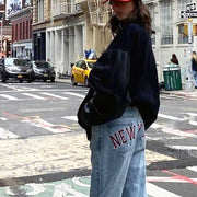Emilia "NEW YORK" High Rise Straight Denim Jeans