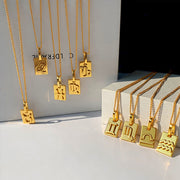 Karri Zodiac Charm Pendant Gold Necklace