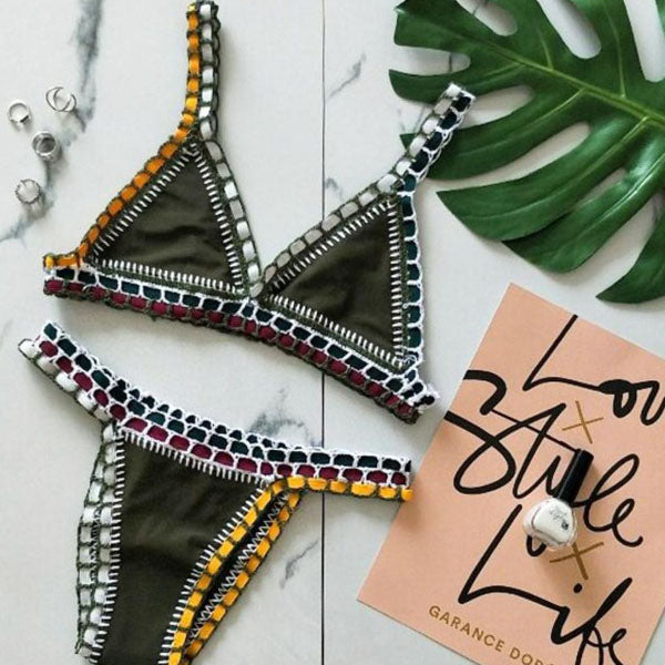 Nikky Crochet Trim Bikini