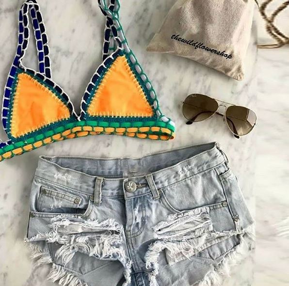 Nikky Crochet Trim Bikini