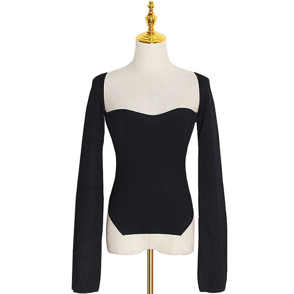 Charlie Scoop Neck Knit Top