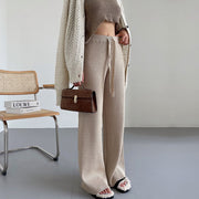 Marissa Ribbed Knit Wide Leg Pants