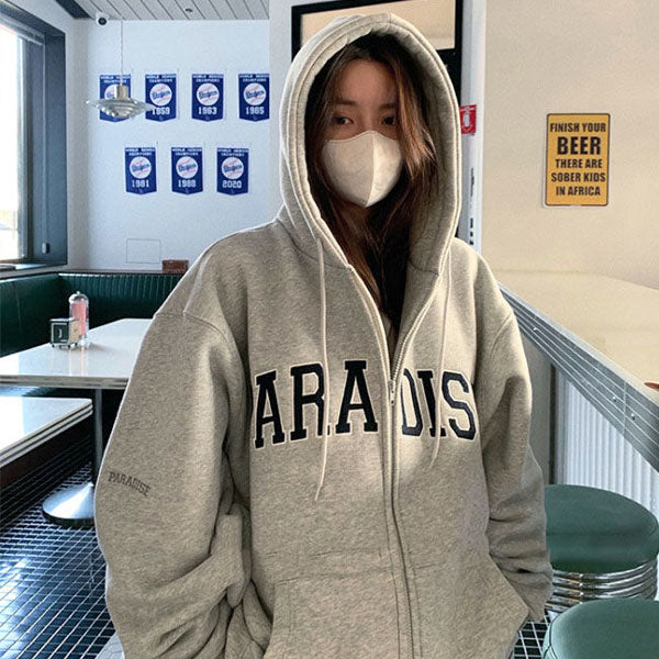 Crissy Paradise Zipper Front Hoodie