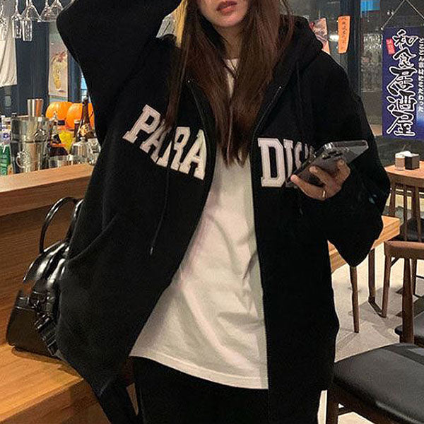 Crissy Paradise Zipper Front Hoodie