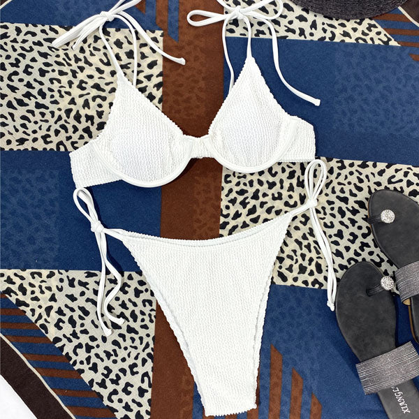 Alivia Ribbed Style Summer Bikini Set