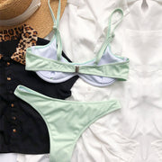 Lena Ribbed Style Underwire Bikini Set