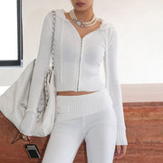 Kyler 2 Pc Long Sleeve Hoodie Tracksuit Set