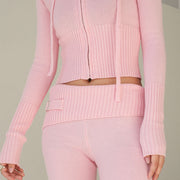 Kyler 2 Pc Long Sleeve Hoodie Tracksuit Set