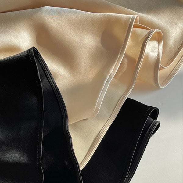Leena Sophistication Satin Midi Skirt