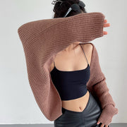 Elyse Long Sleeve Open Front Shrug Sweater