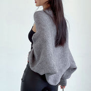 Elyse Long Sleeve Open Front Shrug Sweater