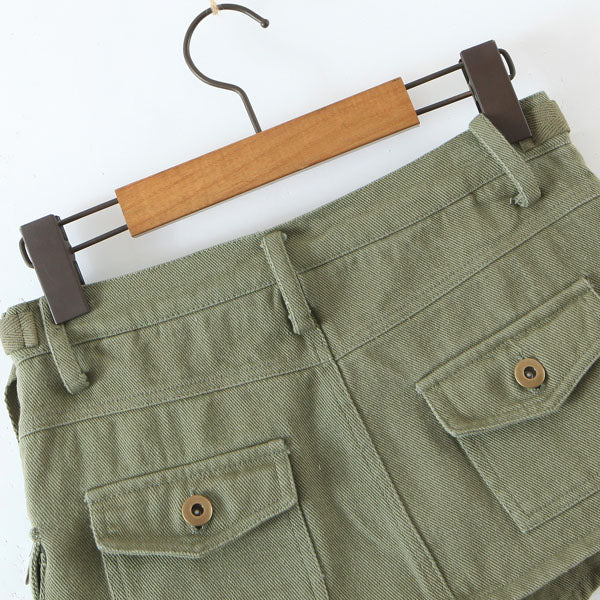 Alicia Mid Rise Cargo Skort