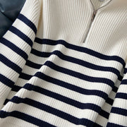 Allie Stripe Relax Knit Sweater