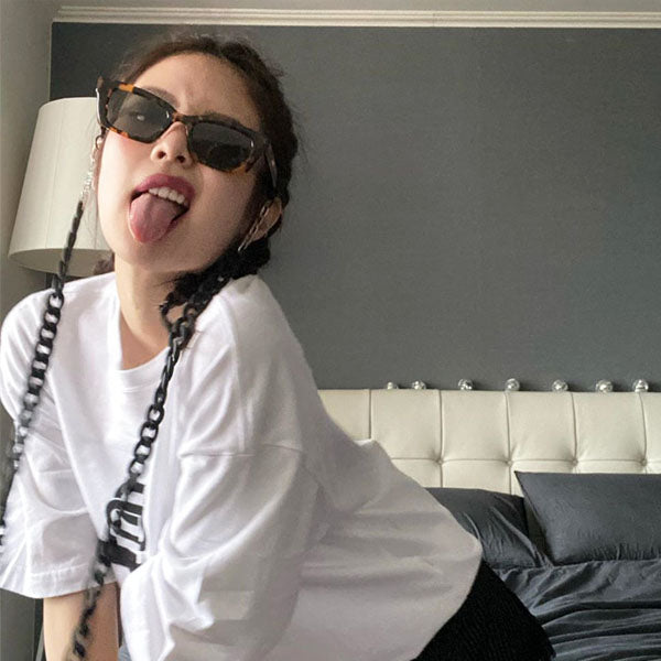 Sammi Rectangle Vintage Sunglasses