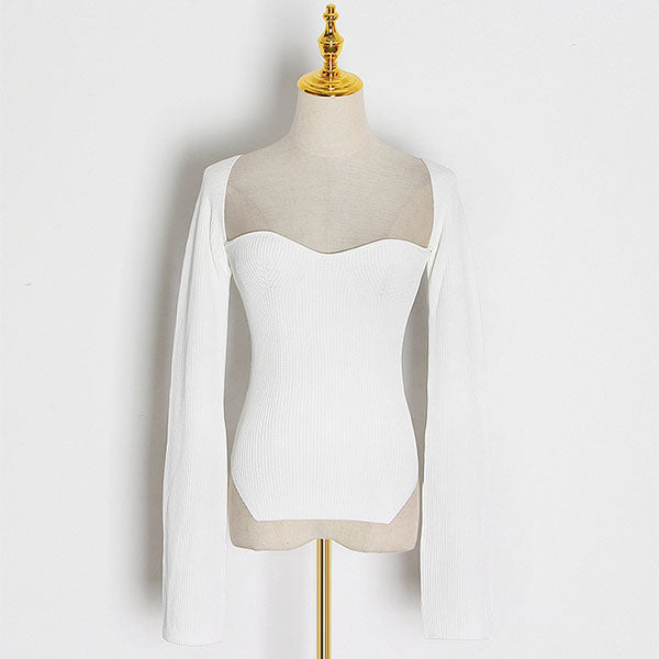 Charlie Scoop Neck Knit Top
