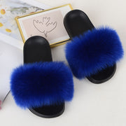 Rita Faux Fur Slide Sandals