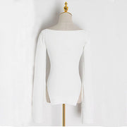 Charlie Scoop Neck Knit Top