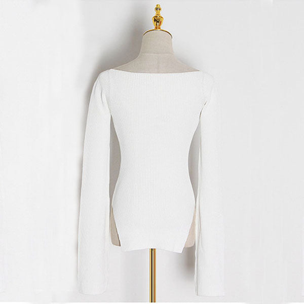 Charlie Scoop Neck Knit Top