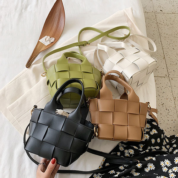 Kelsi Woven Shoulder Handbag