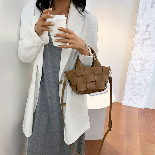 Kelsi Woven Shoulder Handbag