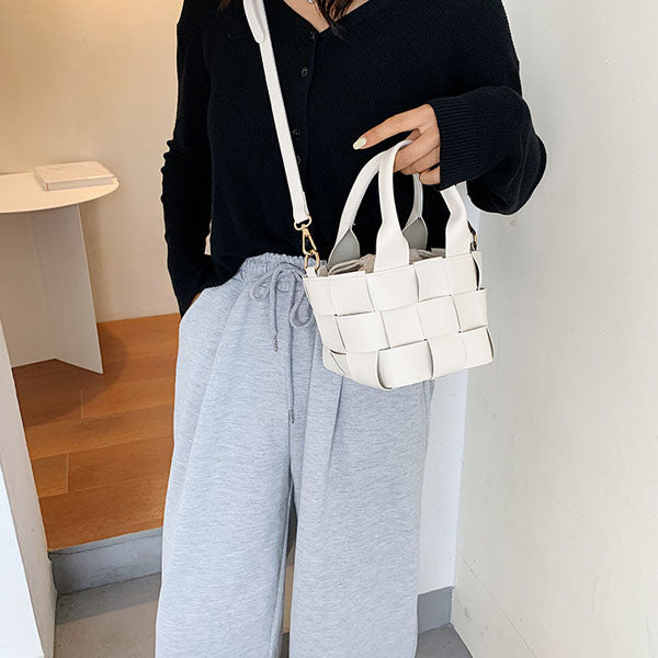Kelsi Woven Shoulder Handbag