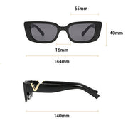 Grace Rectangle Vintage Sunglasses