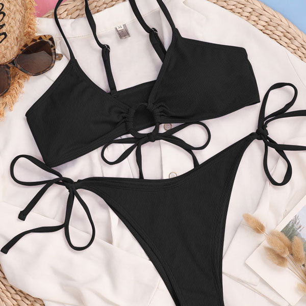 Carole Ribbed Style Bikini Set