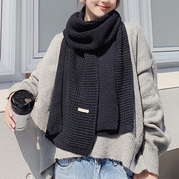 Sandy Chunky Knit Scarf