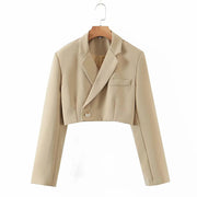 Kenza Cropped Blazer Skirt Set
