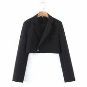 Kenza Cropped Blazer Skirt Set