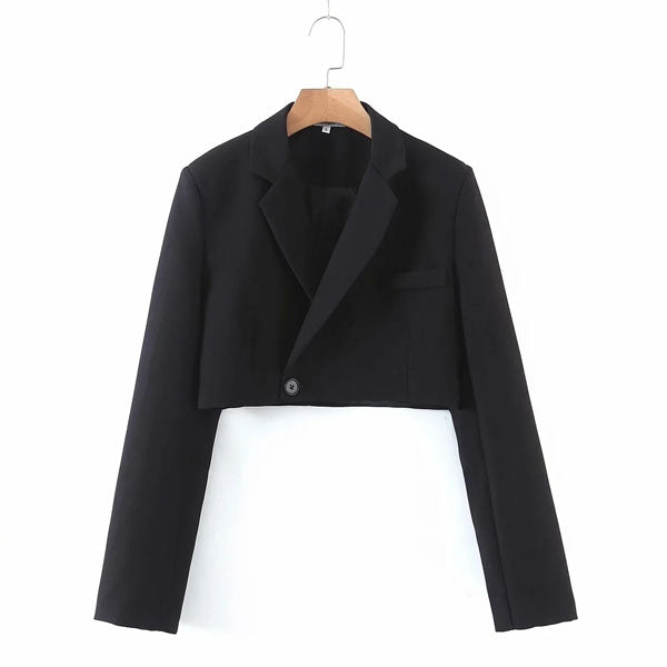 Kenza Cropped Blazer Skirt Set