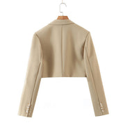 Kenza Cropped Blazer Skirt Set