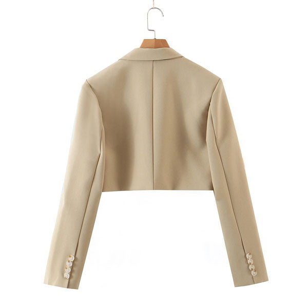 Kenza Cropped Blazer Skirt Set