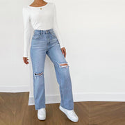 Sophie Wide-Leg Denim Jeans