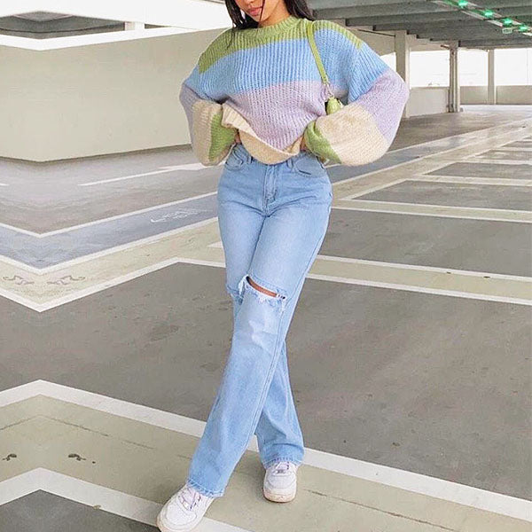 Sophie Wide-Leg Denim Jeans