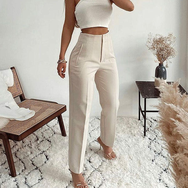 Amanda High Waist Trouser Pants