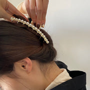Jolene Gold Pearl Hair Clip