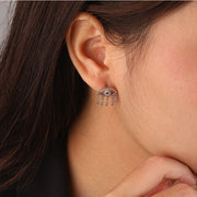 Liliana Evil Eye Tassel Earrings