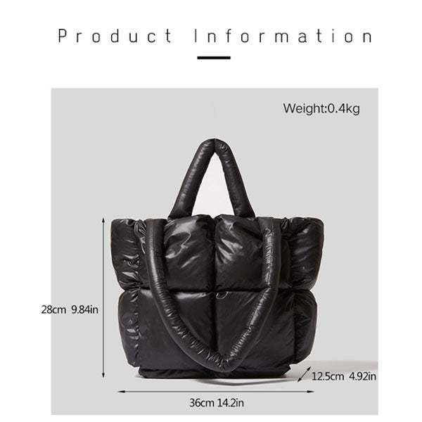 Selina Quilted Tote Bag