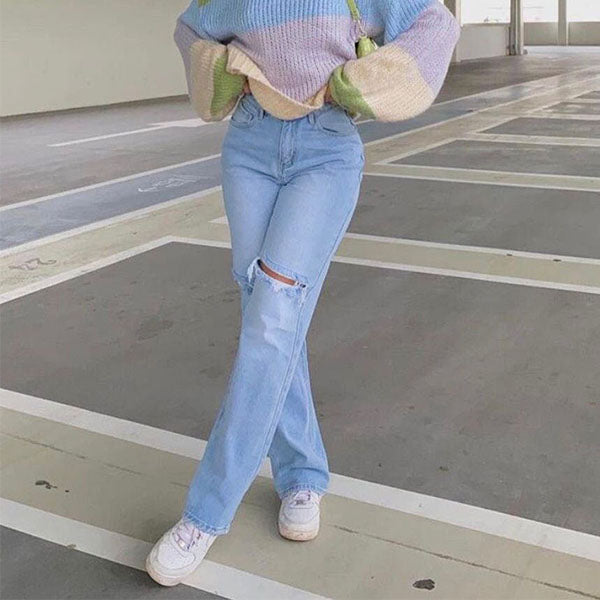 Sophie Wide-Leg Denim Jeans