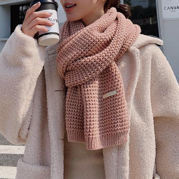 Sandy Chunky Knit Scarf