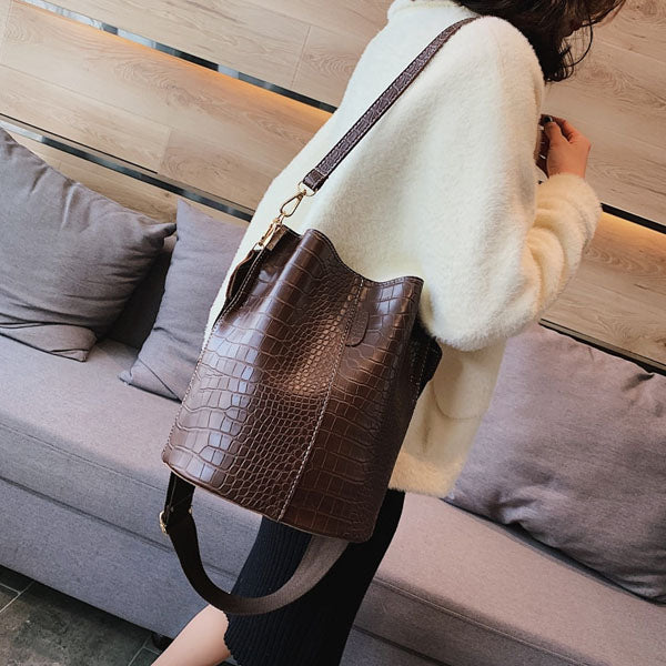 Shop Eco-friendly Designer Christine Vegan Leather Women's Satchel Handbag  with wallet - 2 pieces Online | MKF Collection