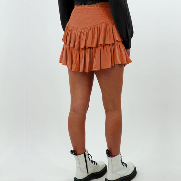 Kelly Tiered Ruffled Mini Skirt