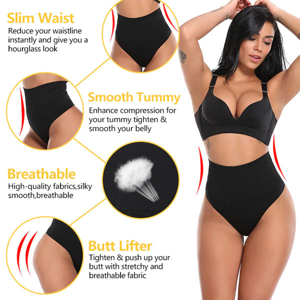 Jenn High Waist Shapewear Thong